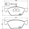 Sada brzdových destiček, kotoučová brzda BREMBO P 23 077