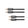 Kabel 2x Cinch konektor/2x Cinch konektor 1,8m KRUGER a MATZ KM0305