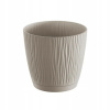 Kvetináč plast béžový Prosperplast 23,9 cm x 23,9 x 22,5 cm