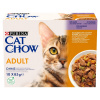 PUI PURINA Cat Chow Lamb, Green Beans Box - vlhké krmivo pre mačky - 10x85 g
