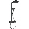 Hansgrohe Rainfinity - Sprchový set s termostatom, priemer 25 cm, 3 prúdy, matná čierna 28742670