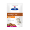 Hill's Diet k/d Kidney Care Beef kapsička pre mačky 12 x 85 g