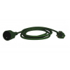 Predlžovací kábel - 5m zelený