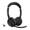 Jabra Evolve2 55/Stereo/ANC/USB/BT-USB/Bezdrôt/Čierna (25599-989-999)