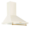 Klarstein Montblanc 60, digestor, 60 cm, nástenný, 610 m³/h, LED, lišta, krémový (CGCH2-Montblanc60-CR)
