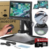 DIGITÁLNY MIKROSKOP ZVÄČŠENIE 1600 x 12MP 28 LED EKRAN HD IPS 10