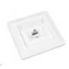 Solarix Zásuvka CAT5E UTP 1 x RJ45 pod omietku biela SX9-1-5E-UTP-WH 23100095