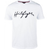 Tommy Hilfiger CREW NECK TEE biela,čierna Pánske tričko S