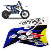 Pravý bočný plast Pitbike, NRG biela