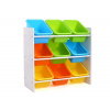 bHome Detský úložný regál na hračky Colorful