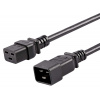Kabel PremiumCord Kabel síťový prodlužovací 230V 16A 3m, konektory IEC 320 C19 - IEC 320 C20