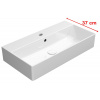 GSI KUBE X keramické umývadlo 70x37 cm, biela ExtraGlaze SPH 9455111