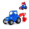 Polesie Traktor Šampión s lopatou - modrý
