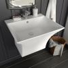 Okrúhle nástenné umývadlo Zakito Pulse 5907235364974 biele