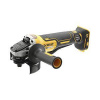 Brúska uhlová 125mm 18V 1000W kolískový vypínač bez AKU bezuhlíková DEWALT DCG406N