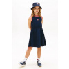Tommy Hilfiger športové šaty s bavlnou KG0KG09109.128.176.PPY2 tmavomodrá 176