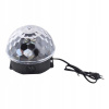 Disko guľa a prehrávač hudby 6xLED ZS39 DL6L