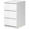 FalcoNabytek Komoda Simplicity 237 bílý lesk