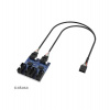 AKASA - USB 2.0 interní HUB 1-4 (AK-CBUB64-30BK)