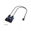 AKASA - USB 2.0 interný HUB 1-4 (AK-CBUB64-30BK)