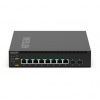 NETGEAR MSM4310 Riadený L3 2.5G Ethernet (100/1000/2500) Podpora napájania cez Ethernet (PoE) 1U Čierna (MSM4310-100NES)