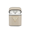 Guess Saffiano puzdro GUACA2VSATMLLG pre Airpods 1/2 beige