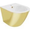 Mexen Lena závesný bidet, Biela/Zlatá - 35224806