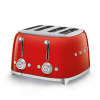 Smeg Hriankovač 50´s Retro Style, TSF03, 4x4, červený TSF03RDEU