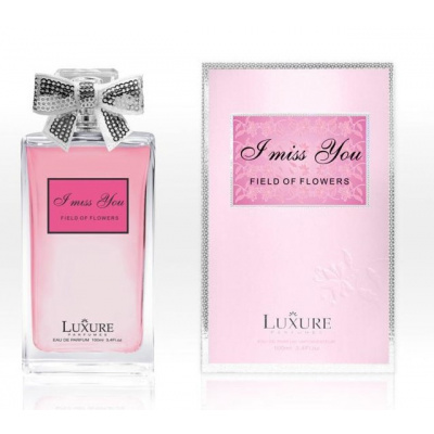 Luxure I miss You Field of Flowers, Parfumovaná voda 95ml (Alternatíva vône Christian Dior Miss Dior Rose N'Roses) - Tester pre ženy