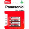 PANASONIC Red Zinc AAA 4ks 00163698