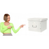 Leitz Click&Store Wow box štvorcový biely A4