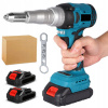 ELEKTRICKÁ BEZKARTÁČOVÁ NITOVACIA PIŠTOĽ pre Makita 18V +2 AKU 1.5Ah