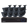 Securia Pro AHD 8 kamerový systém 2MPx AHD8CHV2-B Nahrávanie: 4TB disk