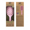 Wet Brush Go Green Thick Hair Paddle Detangler kefa na vlasy Pink