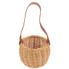 Kôš, košík - 1 ks Mini prenosná taška pre deti Rattan Basket Basket (Kvetový kôš na kvetinový kôš)