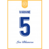 Superfutbal Maketa dresu Real Madrid, biela Rozmer: A2, Meno a číslo: Varane 5