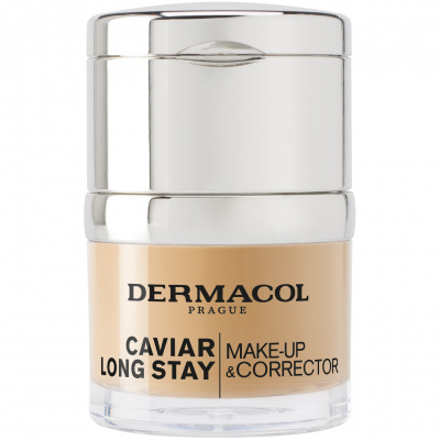 Dermacol Caviar Long Stay dlhotrvácny make-up a zdokonaľujúci korektor, 30 ml