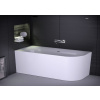 KNIEF FRESH L 180 x 80cm ľavá vaňa voľne stojaca oválna do rohu, akrylát, 0100-233