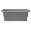 kvetináč truhlík 59cm RESPANA SET ISE600P-405U sivý plastový PROSPERPLAST