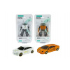 Wiky vehicles Autorobot kovový bílý, oranžový 11 cm