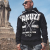 Yakuza mikina pánska s kapucňou Axe HOB 24005 black Veľkosť: S, Farba: čierna