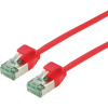 roline recycled material RJ45 (krížený) sieťový prepojovací kábel CAT 6A U/FTP 1.5 m červená; 21453314