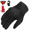 Krátke rukavice SHIMA SONIC BLACK, pánske, letné, motocyklové, ZADARMO