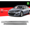 Nerez lišty spodní hrany oken dveří Opel Astra J Sedan -- rok výroby 2009-2015