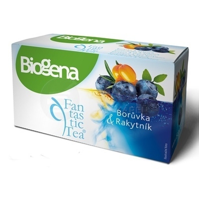 Biogena Fantastic Tea Bylinný čaj Čučoriedka & Rakytník 20x2 g nálevových vrecúšok