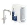 Štartovacia súprava Grohe Blue Home s výtokom v tvare U, Supersteel 31456DC1