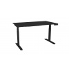BalanzaDesk PRO Čierna, čierna podnož, elektrický výškovo nastaviteľný stôl Veľkosť stolovej dosky: XL - 180x80cm +50€, Bezdrôtová nabíjačka - neviditeľná pod stolovou doskou: Je súčasťou stola +50€
