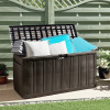 Úložný box hnedý 117x45,5x57,5 cm 270 L-ForU-337905
