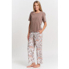 Dámske pyžamo PDD4900-026 béžová - Moraj M