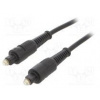 Kabel Toslink vidlice,z obou stran 10m černá Økab 5mm